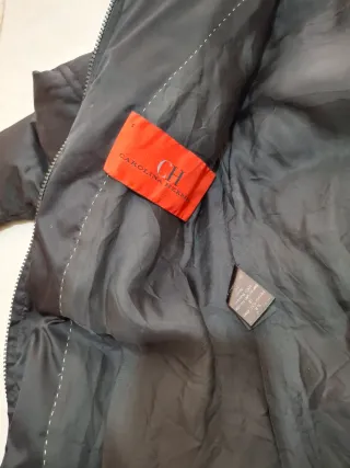 Plumífero Carolina Herrera Negro Talla S