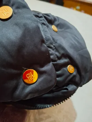 Plumífero Carolina Herrera Negro Talla S