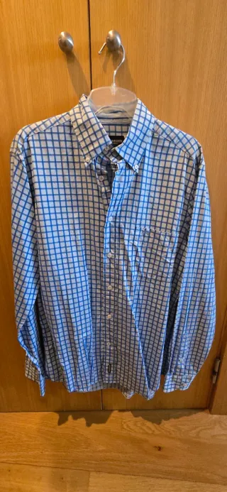 Camisa McGregor Cuadros Azul y Blanco