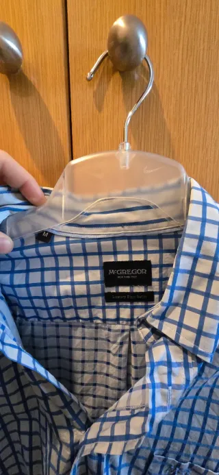 Camisa McGregor Cuadros Azul y Blanco