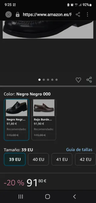 Zapatos Fluchos Negro