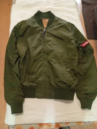 Chaqueta Bomber Alpha Industries Negra