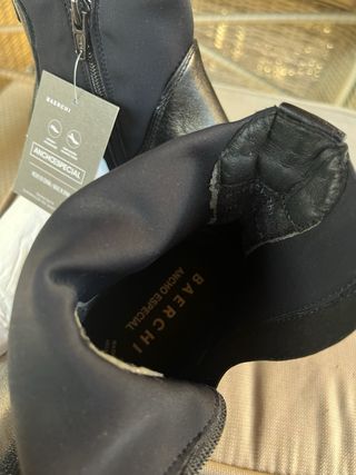 Botín piel negro ancho especial T.35 Baerchi