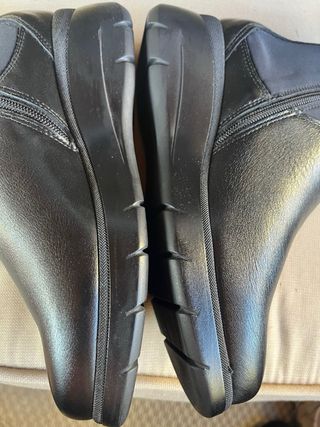 Botín piel negro ancho especial T.35 Baerchi