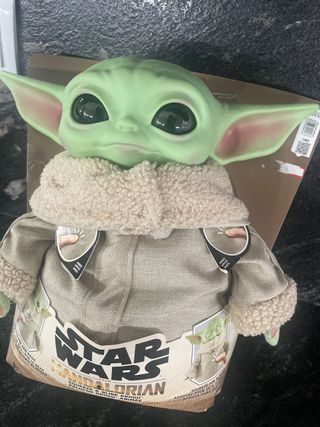 Peluche Star Wars Mandalorian Grogu Squeeze & Blin
