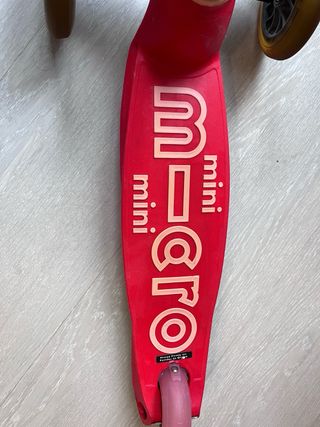 Patinete Mini Micro Rojo 3 Ruedas