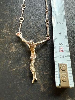 Colgante Cruz Salvador Dalí plata