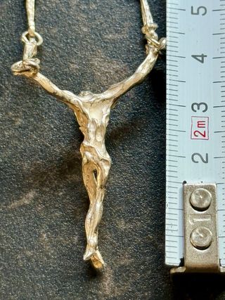 Colgante Cruz Salvador Dalí plata