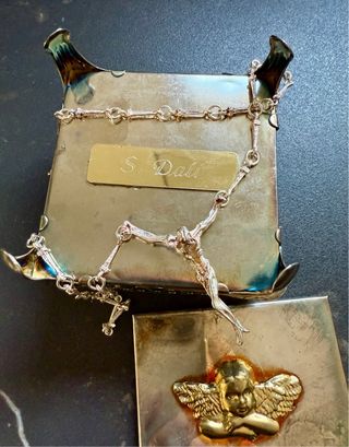 Colgante Cruz Salvador Dalí plata