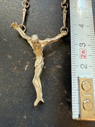 Colgante Cruz Salvador Dalí plata