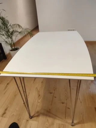 Mesa comedor madera blanca