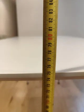 Mesa comedor madera blanca