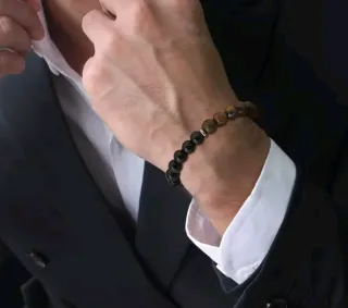 Bracciale Ossidiana, Ematite, Occhio di Tigre