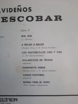 LP MANOLO ESCOBAR - Aires Navideños