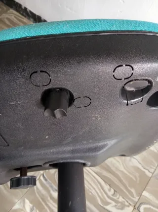 Silla de escritorio azul