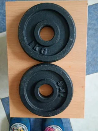 Discos Mancuernas 1kg (x2)