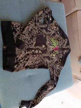 Chaqueta Desigual Negra con Estampado