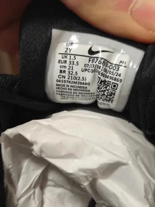 Nike Sneakers Taglia 33.5 Nuove