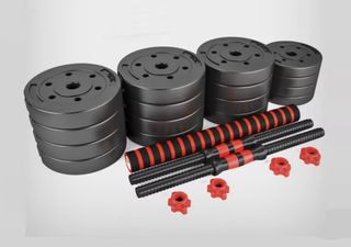 ◆NUEVO PRECINTADO◆ Juego de pesas 30Kg a estrenar