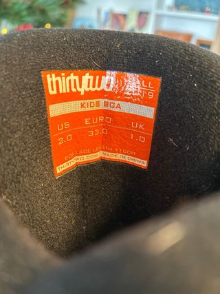 Botas Snowboard Niño Talla 33