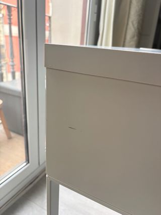 Escritorio IKEA MICKE blanco con cajón