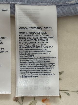 Camisa Tommy Hilfiger rayas azul y blanco