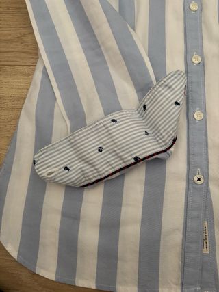 Camisa Tommy Hilfiger rayas azul y blanco