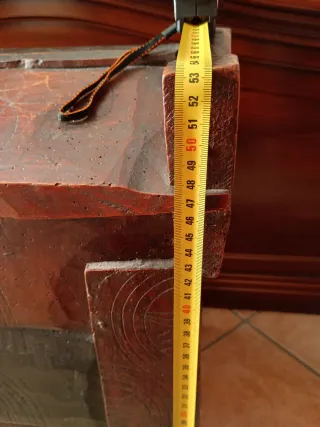 Baule in legno con intarsi