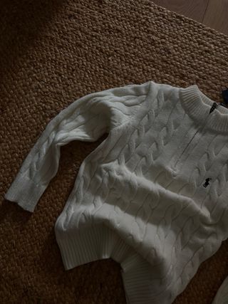 Jersey Polo Ralph Lauren Cable Knit Talla M