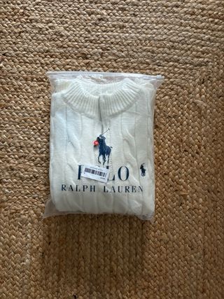 Jersey Polo Ralph Lauren Cable Knit Talla M