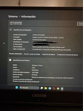 Lenovo Legion Y530 i7 16GB RAM GTX1060 6GB