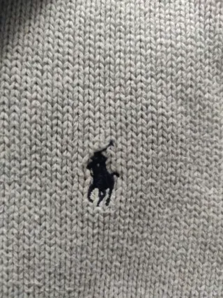 Polo Ralph Lauren Sudadera Gris Talla M 10-12 año
