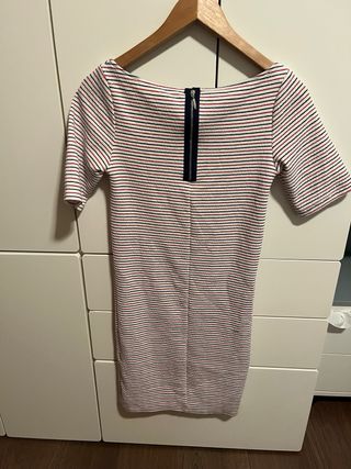Vestido rayas rojas y blancas