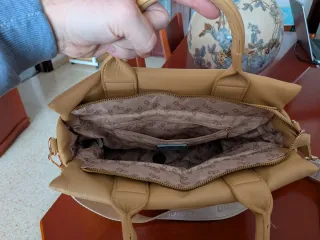 Bolso Don Algodón Acolchado Camel