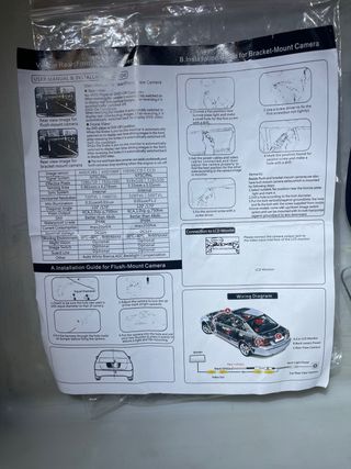 Cámara trasera BMW E46 y otros modelos