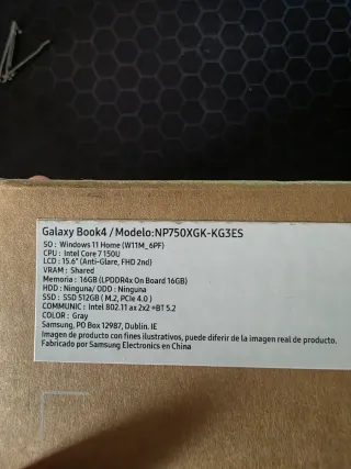 Samsung Galaxy Book 4 Gris