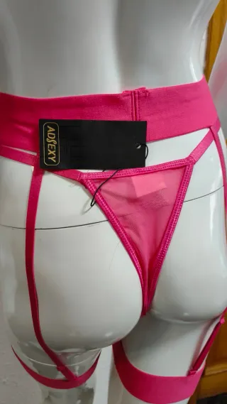 Conjunto Lencería Sexy Encaje Corazones