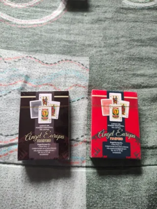 Lote 5 Naipes Fournier, comas y Ángel europa