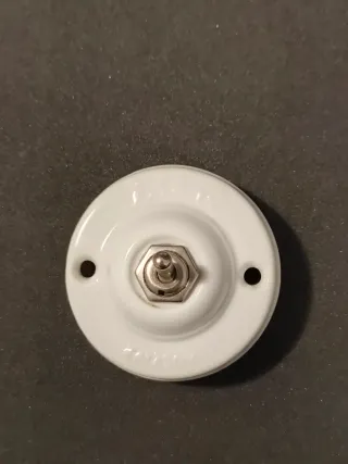 4 Interruptores de Cerámica Vintage