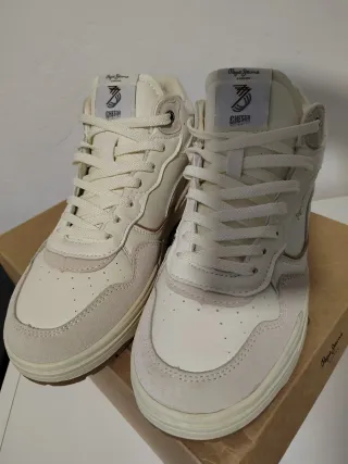 Zapatillas Pepe Jeans Beige/Blanco Talla 41