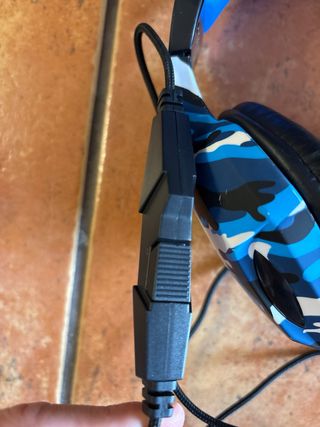 Auriculares Gaming PS4 Camuflaje Azul