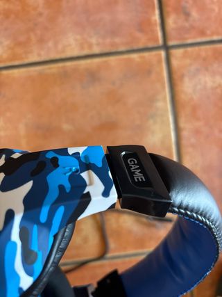 Auriculares Gaming PS4 Camuflaje Azul