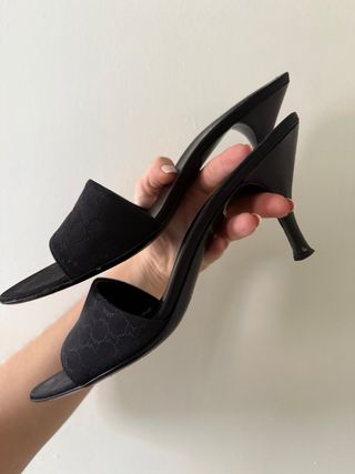 Scarpe col tacco Gucci vintage nere