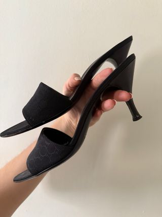 Scarpe col tacco Gucci vintage nere