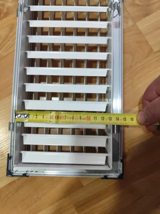 Rejilla de ventilación blanca