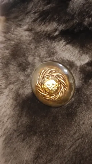 Cappotto in pelliccia di castoro rasato