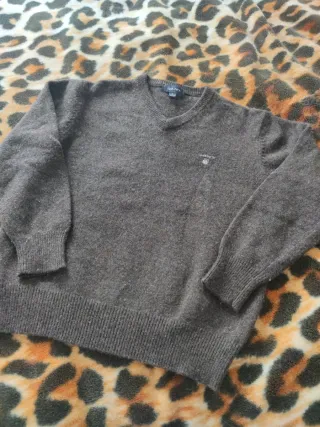 Jersey Gant Marrón Talla L 134-140 (9-10años)