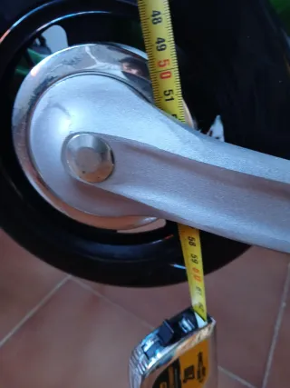 Bicicleta verde como nueva