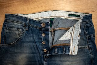 Vaqueros Benetton Slim W34 Hombre