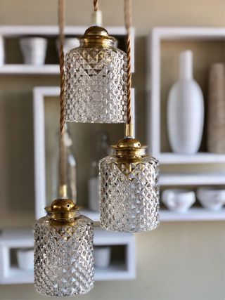 Lampada a sospensione vintage